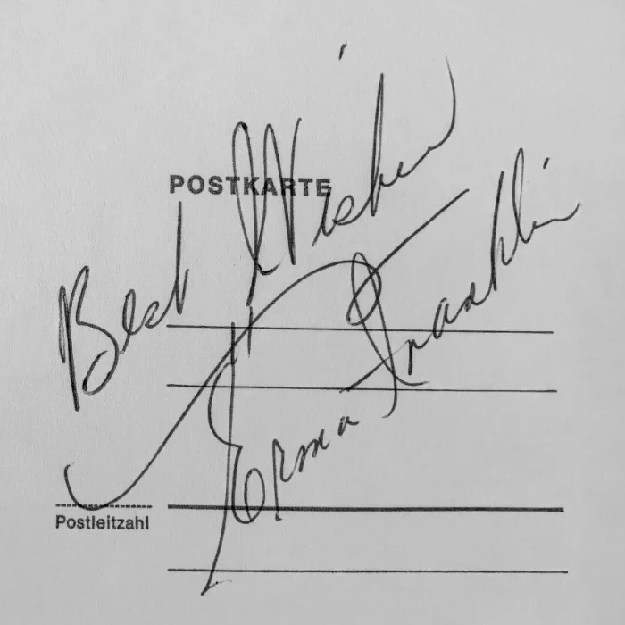 Erma Franklin Autograph