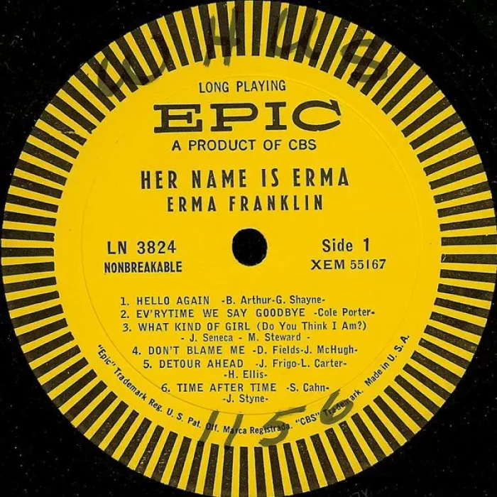 Erma Franklin - Her Name Is Erma Side 1