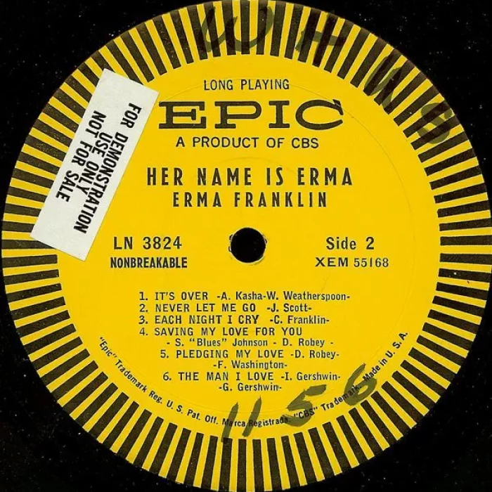 Erma Franklin - Her Name Is Erma Side 2