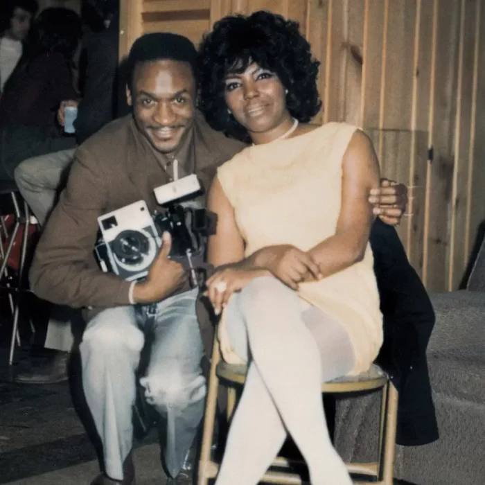 Photographer Charles Chamblis with Erma Franklin